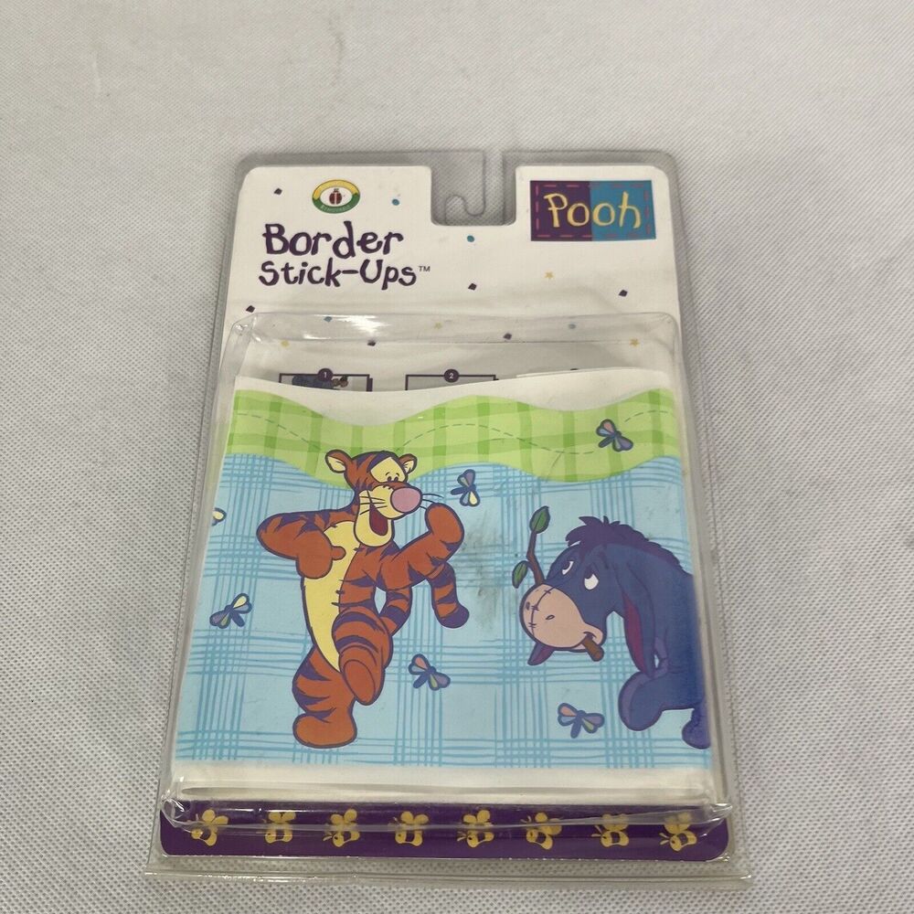 Disney Winnie The Pooh Wallpaper Border Stick-Ups Room Decor 5"x15 Eeyore Tigger
